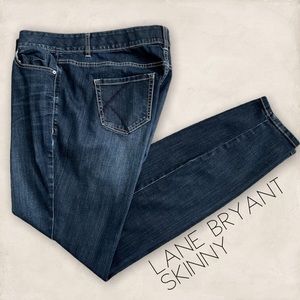 Lane Bryant T3 (Tummy Tightener Technology) Skinny Jeans - 18W LONG